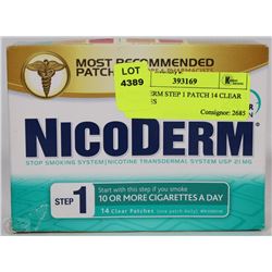 NICODERM STEP 1 PATCH 14 CLEAR PATCHES