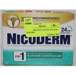 NICODERM STEP 1 PATCH 14 CLEAR PATCHES