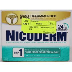 NICODERM STEP 1 PATCH 14 CLEAR PATCHES