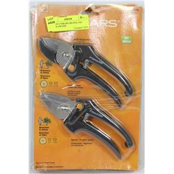 LOT OF 2 FISKARS PRUNER AND ANVIL PRUNER