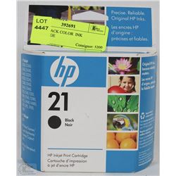 HP 21  BLACK COLOR  INK CARTRIDGE