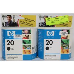 HP 20  BLACK COLOR  INK CARTRIDGE