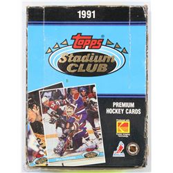 1991 TOPPS STADIUM CLUB UNOPENED CASE OF 36QTY
