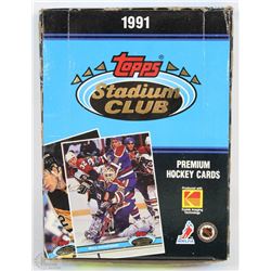 1991 TOPPS STADIUM CLUB UNOPENED CASE OF 36QTY