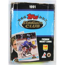 1991 TOPPS STADIUM CLUB UNOPENED CASE OF 36QTY