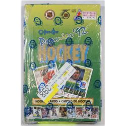 OPEECHEE PREMIER 1992 HOCKEY CARDS CASE OF 36