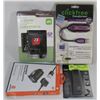 Image 1 : LOT OF ELECTRONIC ITEMS INCL AC ADAPTER, CAR