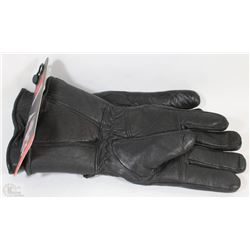 LINED LEATHER GLOVES SIZE LARGE