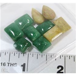 #67- NATURAL EMERALD, SAPPHIRE 55CT