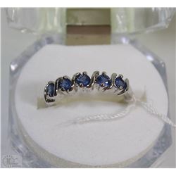 #94-BLUE SAPPHIRE .925 STERLING SILVER RING