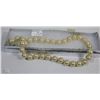 Image 1 : #4-SEA SHELL PEARL NECKLACE 17" CREAMY MILK