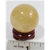 Image 1 : #46- NATURAL CITRINE QUARTZ CRYSTAL SPHERE BALL