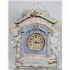Image 1 : VINTAGE CERAMIC CHERUB WITH DOVES CLOCK