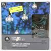 Image 1 : BOX OF CLEAR BULB INDOOR/OUTDOOR LIGHTS