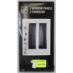 NHL 2 PANEL CURTAIN SET
