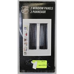 NHL 2 PANEL CURTAIN SET