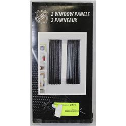 NHL 2 PANEL CURTAIN SET
