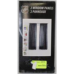 NHL 2 PANEL CURTAIN SET