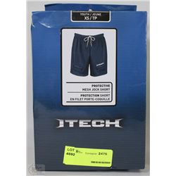 JTECH PROTECTIVE MESH JOCK SHORT SIZE YOUTH XS