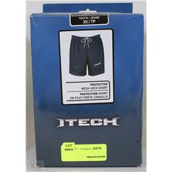JTECH PROTECTIVE MESH JOCK SHORT SIZE YOUTH XS