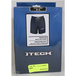 JTECH PROTECTIVE MESH JOCK SHORT SIZE YOUTH MEDIUM