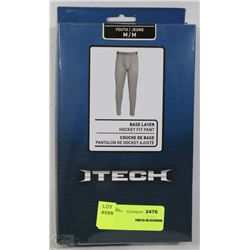 JTECH BASE LAYER HOCKEY FIT PANTS SIZE YOUTH M
