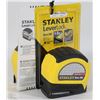 Image 1 : LOT OF 2 STANLEY LEVER LOCK TAPE MEASURES