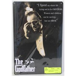 NEW VINTAGE STYLE TIN SIGN, GODFATHER MOVIE