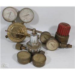 3 ASSORTED REGULATORS INCL VICTOR