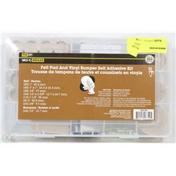 FIX IT FELT PAD AND VINYL BUMPER SELF ADHESIVE