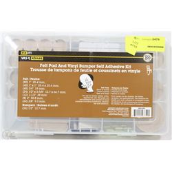 FIX IT FELT PAD AND VINYL BUMPER SELF ADHESIVE