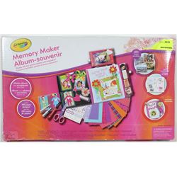 CRAYOLA MEMORY MAKER PHOTO ALBUM & SCRAPBOOK