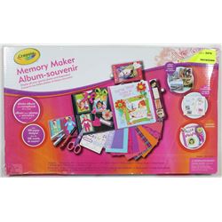 CRAYOLA MEMORY MAKER PHOTO ALBUM & SCRAPBOOK