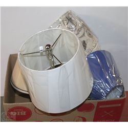 BOX OF ASSORTED TABLE AND DESK  LAMPS