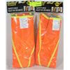 Image 1 : FIX MAN 2 PACK SAFETY VEST SIZES XXL
