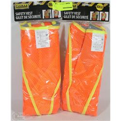 FIX MAN 2 PACK SAFETY VEST SIZES XXL