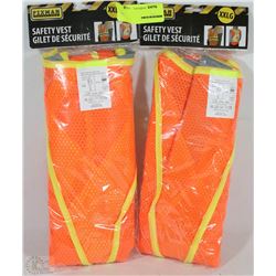 FIX MAN 2 PACK SAFETY VEST SIZES XXL