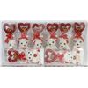Image 1 : VALENTINES TEDDY BEARS. 8 PER FLAT