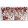 Image 1 : VALENTINES TEDDY BEARS. 8 PER FLAT
