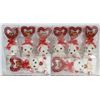 Image 1 : VALENTINES TEDDY BEARS. 8 PER FLAT