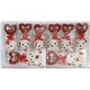 Image 1 : VALENTINES TEDDY BEARS. 8 PER FLAT