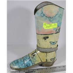 KELLY RAE ROBERTS GALVANIZED COWBOY BOOT