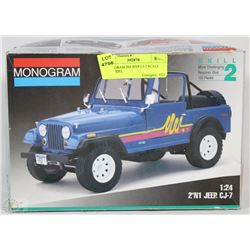MONOGRAM 2NI JEEP CJ-7 SCALE 1:24 MODEL