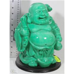 1516 SMILING JADE COLOR BUDDHA (MARBLE)