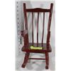 Image 1 : HANDCRAFTED HIGHBACK WOOD ROCKING CHAIR