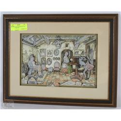 WALL ART 3D HANGING PICTURE SIGNED  17W X13H