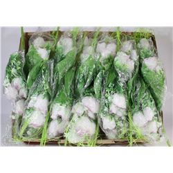 D)12 DOZEN ROSES FLAT