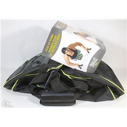NEW GYM BAG INCL EVERLAST PUSH UP STANDS