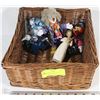 Image 1 : BASKET WITH WILLOW TREE KEEPSAKE FIGURINE & 3