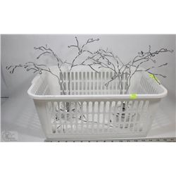 SET OF 2 BATTERY OPERATED SPINNING METAL DISPLAY